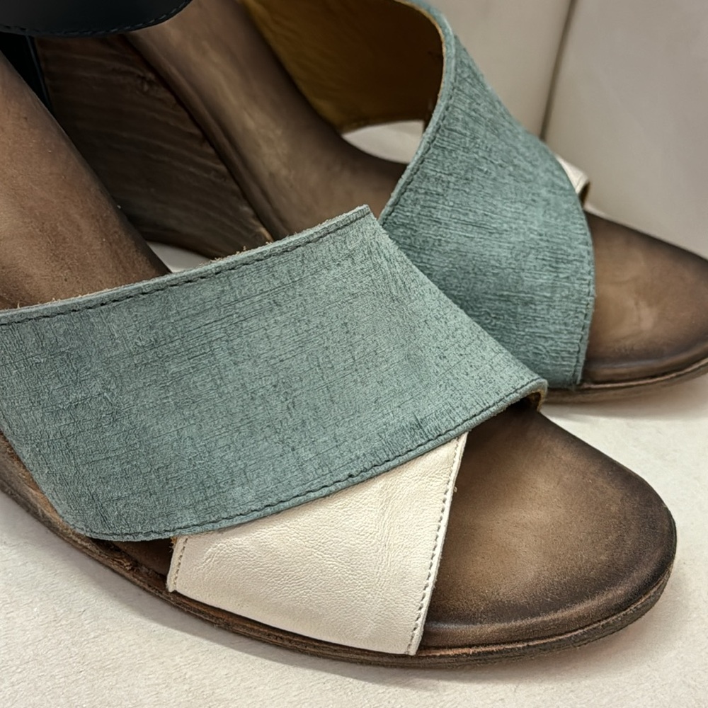 Billy Reid Color Block Wedges - Picture 2 of 7